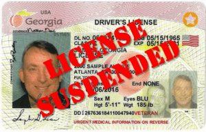 Your license may be suspended if you accumulate too many license points in a short amount of time.
