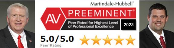 A red and black logo with white text and stars Description automatically generated