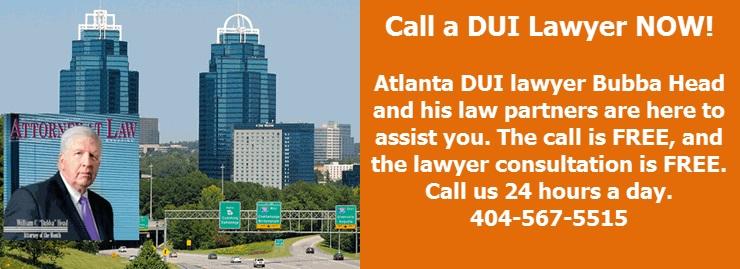 Call Atlanta DUI Lawyer Bubba Head Now