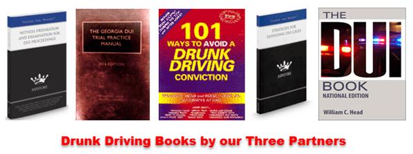 Drunk Driving Books by Our Three Partners