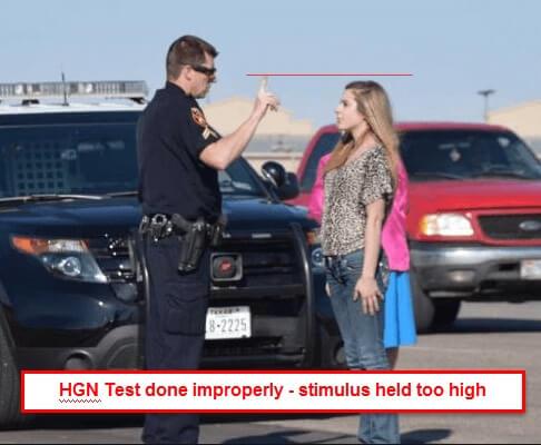 HGN Test Done Wrong
