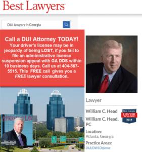 William C. Head - Atlanta DUI Attorney
