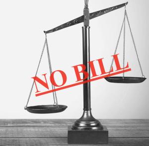 During the indictment process, the grand jury either issues a "no bill" of indictment or a "true bill" of indictment