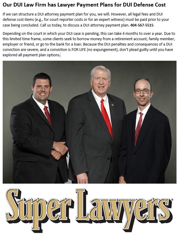 DUI Lawyer Cost Georgia
