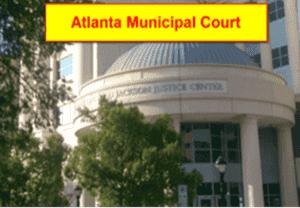 Exterior of Atlanta Municipal Court at 150 Garnett St SW, Downtown Atlanta.