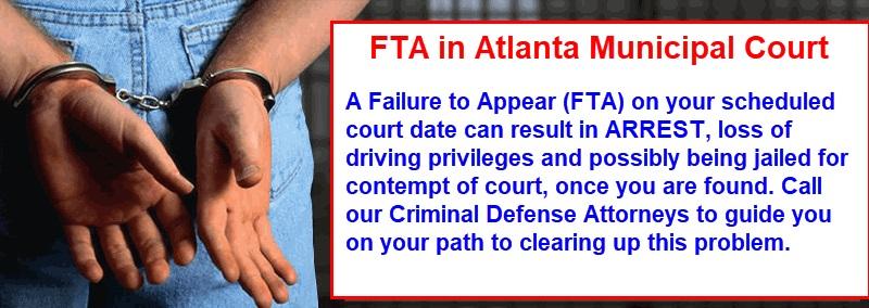 Atlanta Municipal Court Failure to Appear