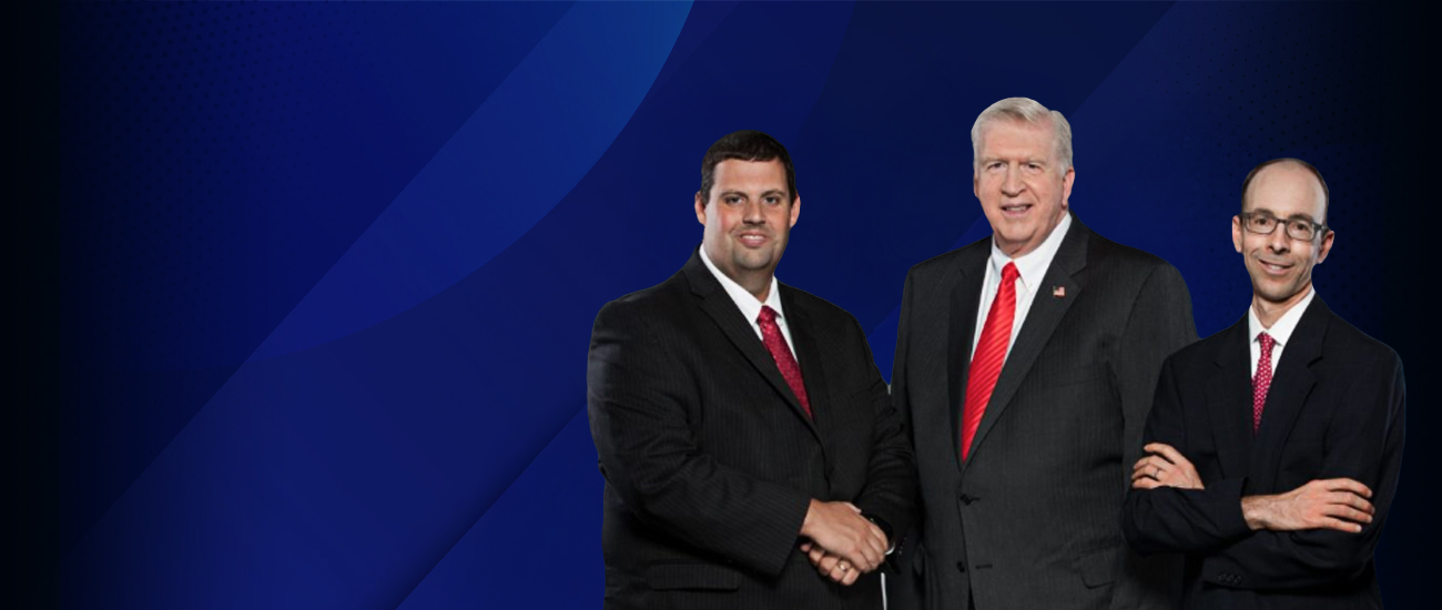 William C. Head, PC: Atlanta DUI Lawyers Cory Yager, William C. Head, and Larry Kohn standing together.